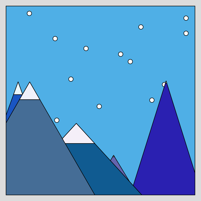 Mystic Mountains #2 static token preview