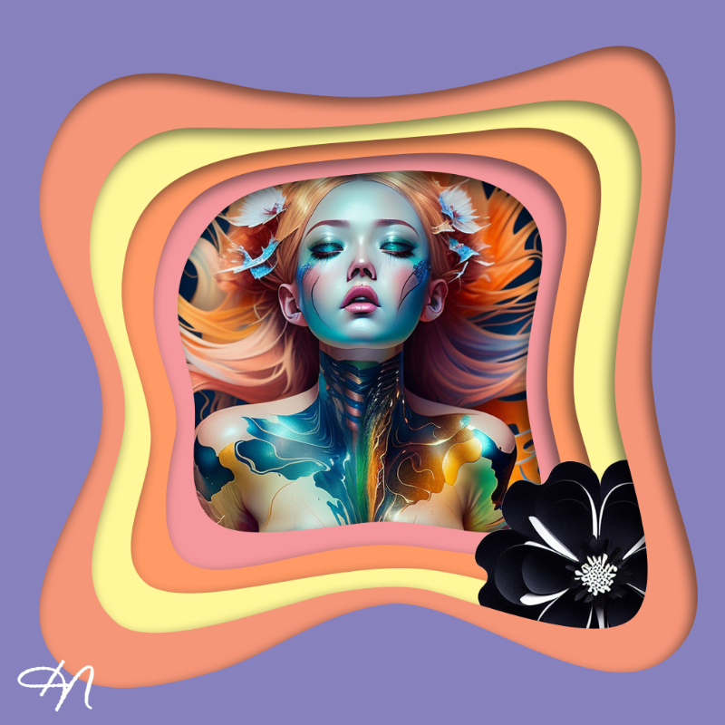 Black Flower #5 static token preview