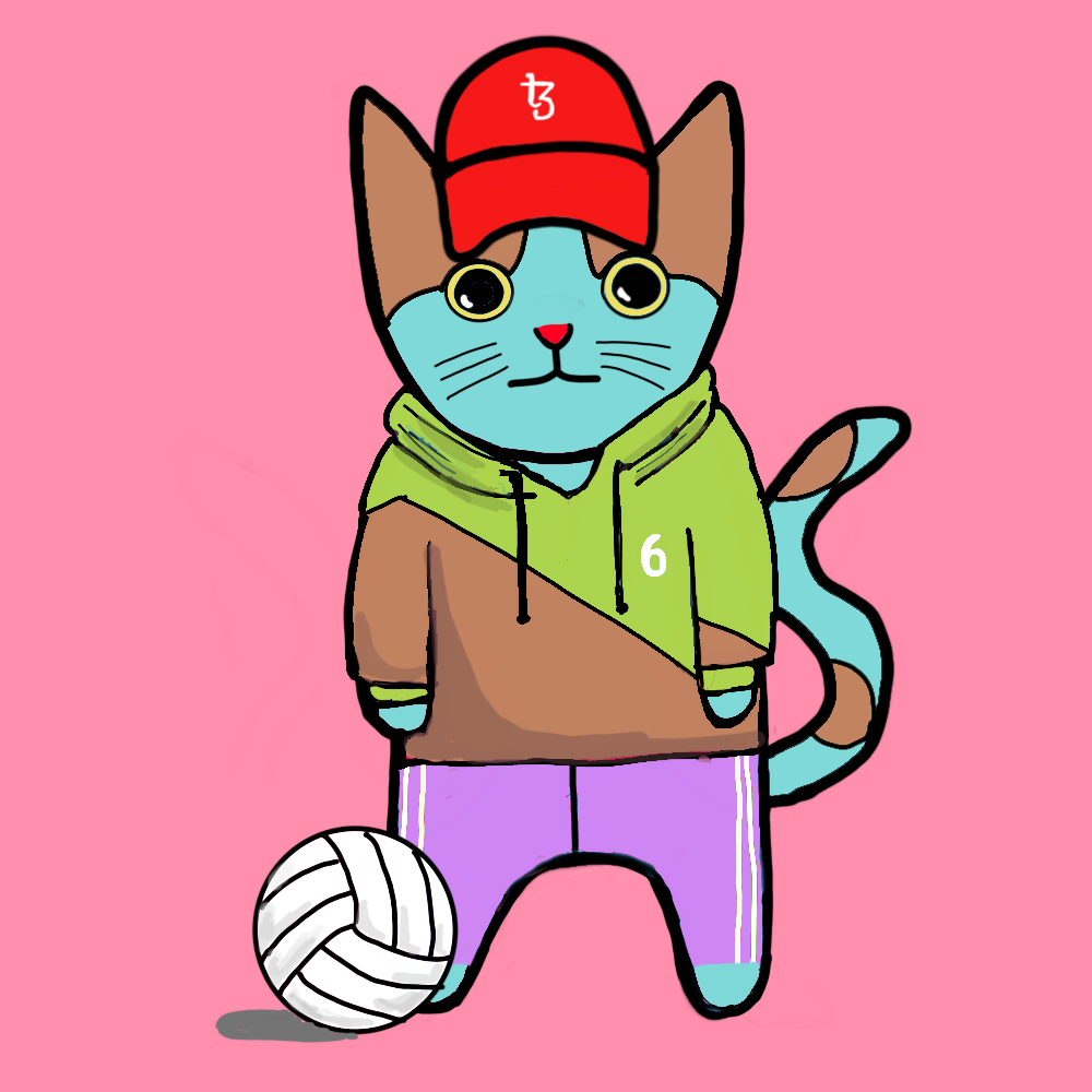 Sports cat #1 static token preview