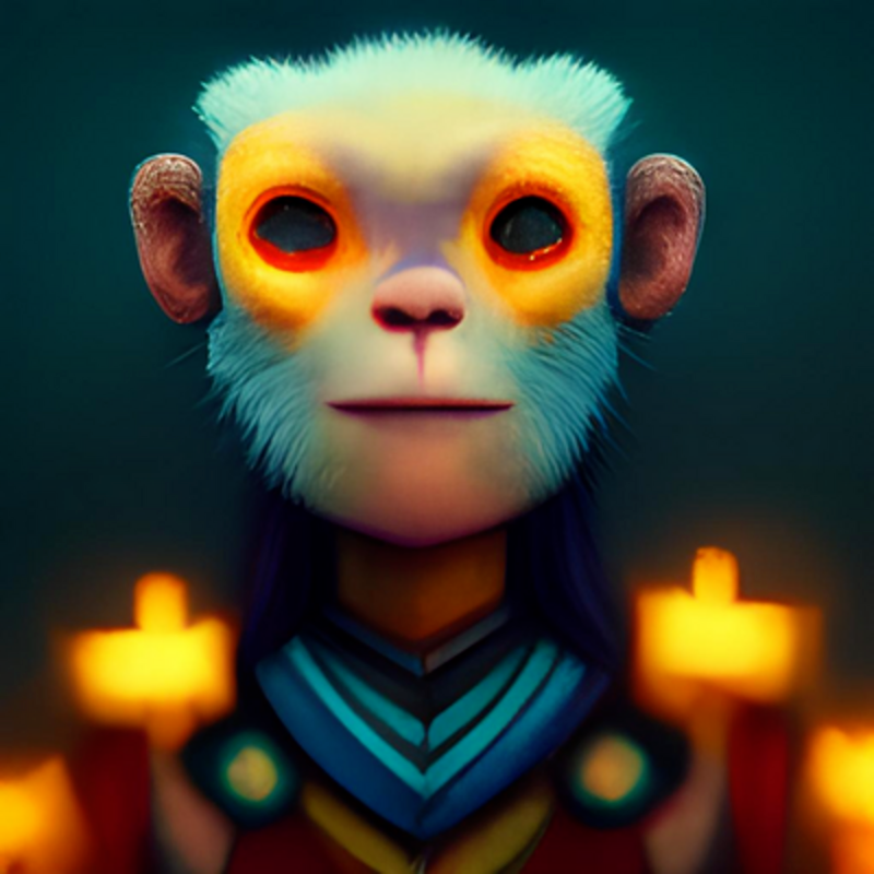 Monkey Spirits of The NFT Universe #3 static token preview