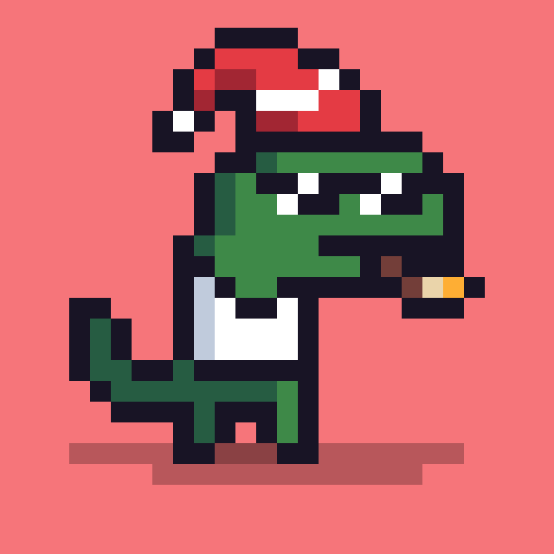 Pixel Dinos #5 static token preview