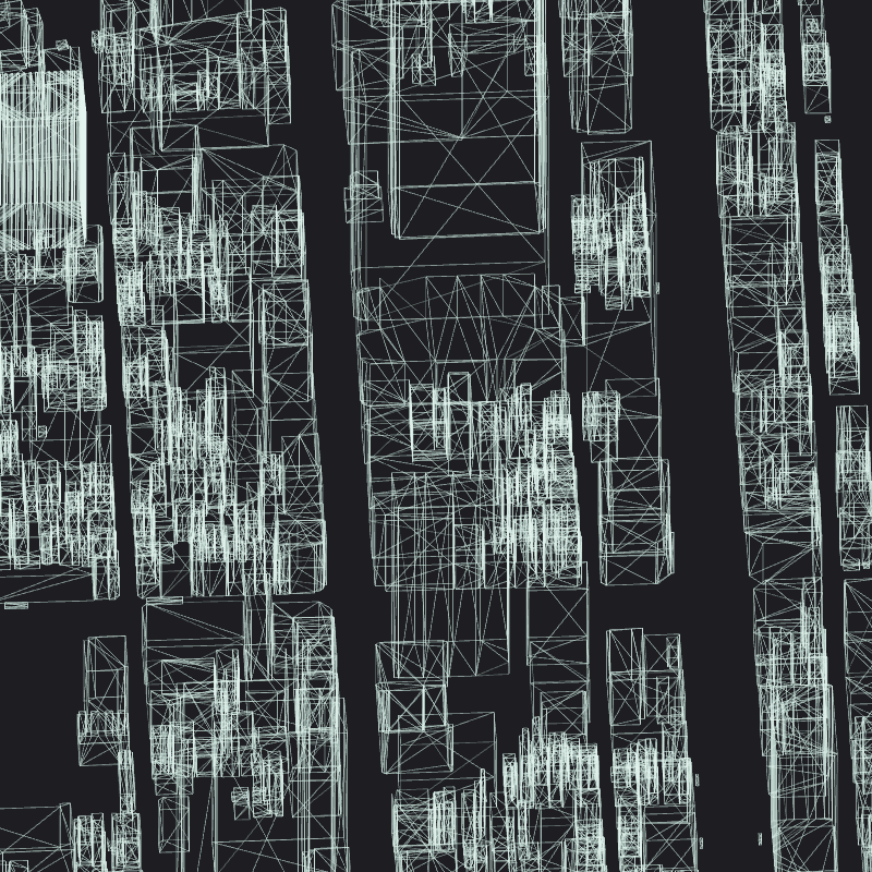 Wireframe City: Tokyo Shibuya #19 static token preview