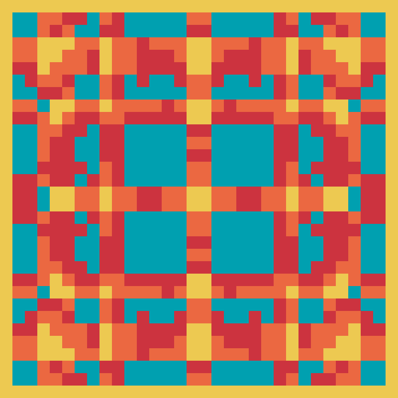 Pixel Mandala #10 static token preview