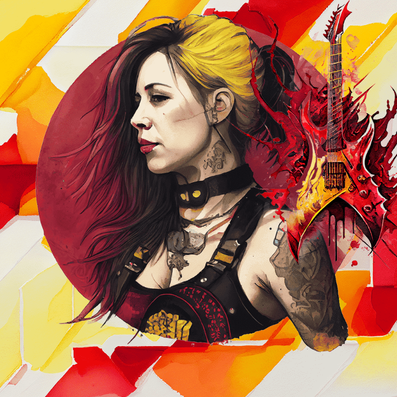 Hard Rock Girl 2 #10 static token preview