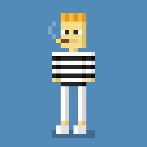 Pixel Dudes #9 static token preview