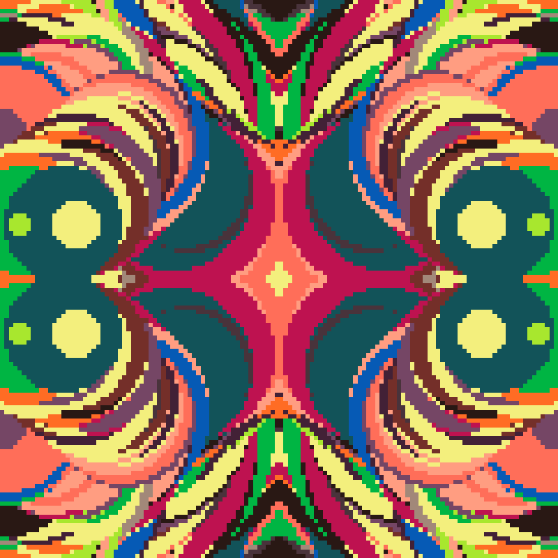 Rapid Psychedelic Inkblot Test Generator #18 static token preview