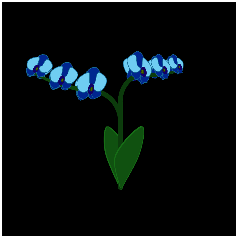 Meta Flower 13 - Orchids #4 static token preview