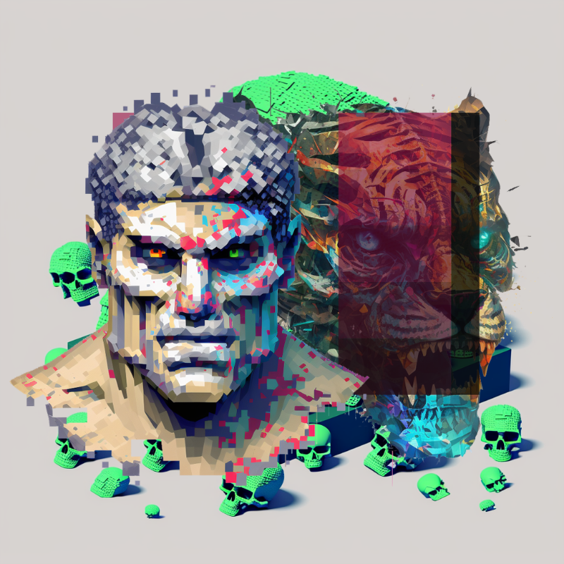 Skull Bloke #2 static token preview