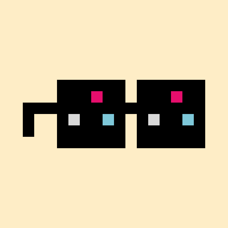 Coded Nouns Glasses #15 static token preview