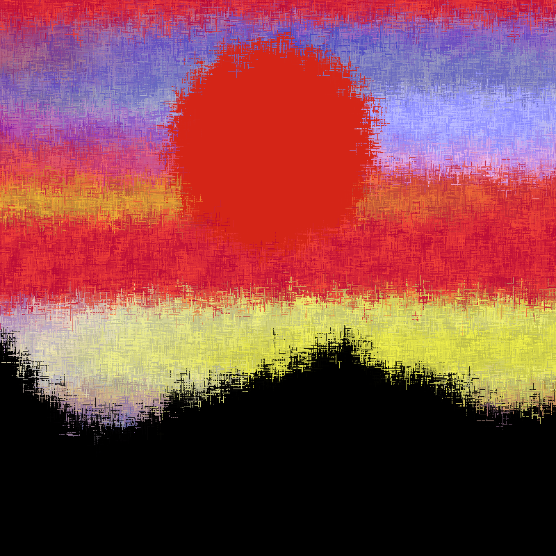 Sunset in memory #23 static token preview