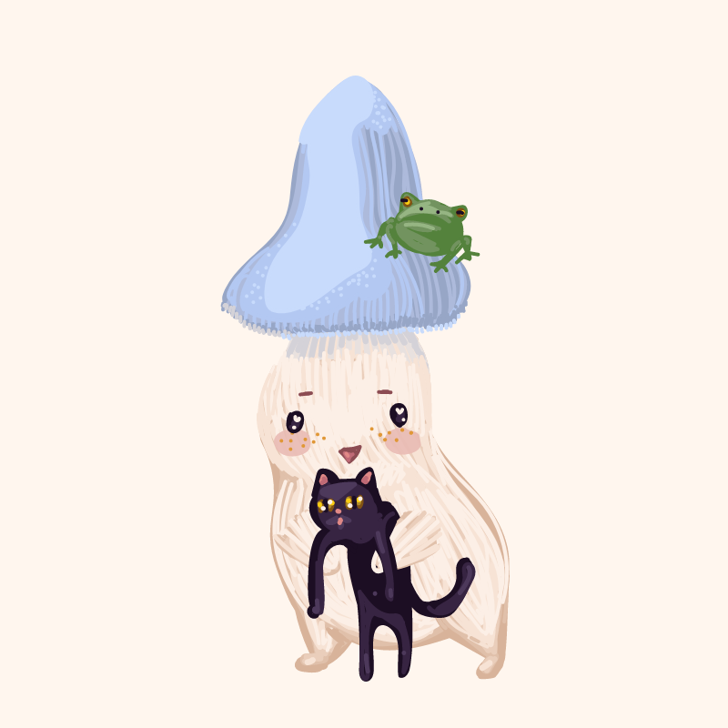 Cute Mushrooms Forest Guys #24 static token preview