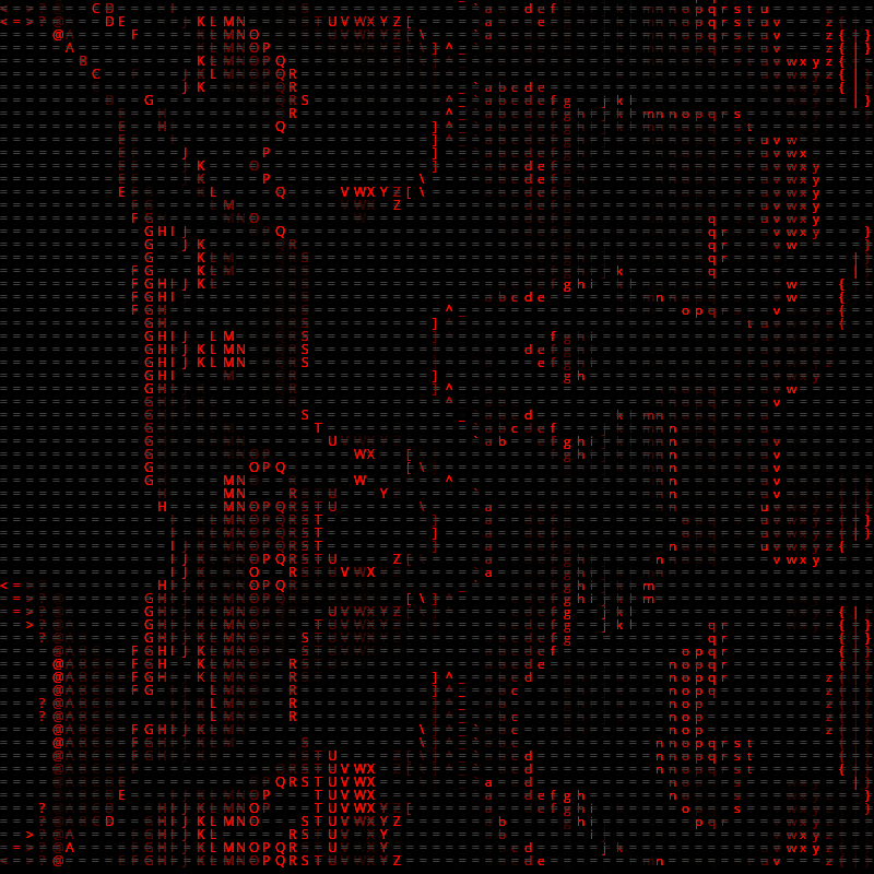 Ascii Noise #23 static token preview