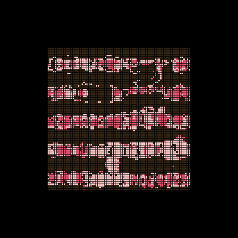 fractal memory cellular automata - FMCA #8 static token preview