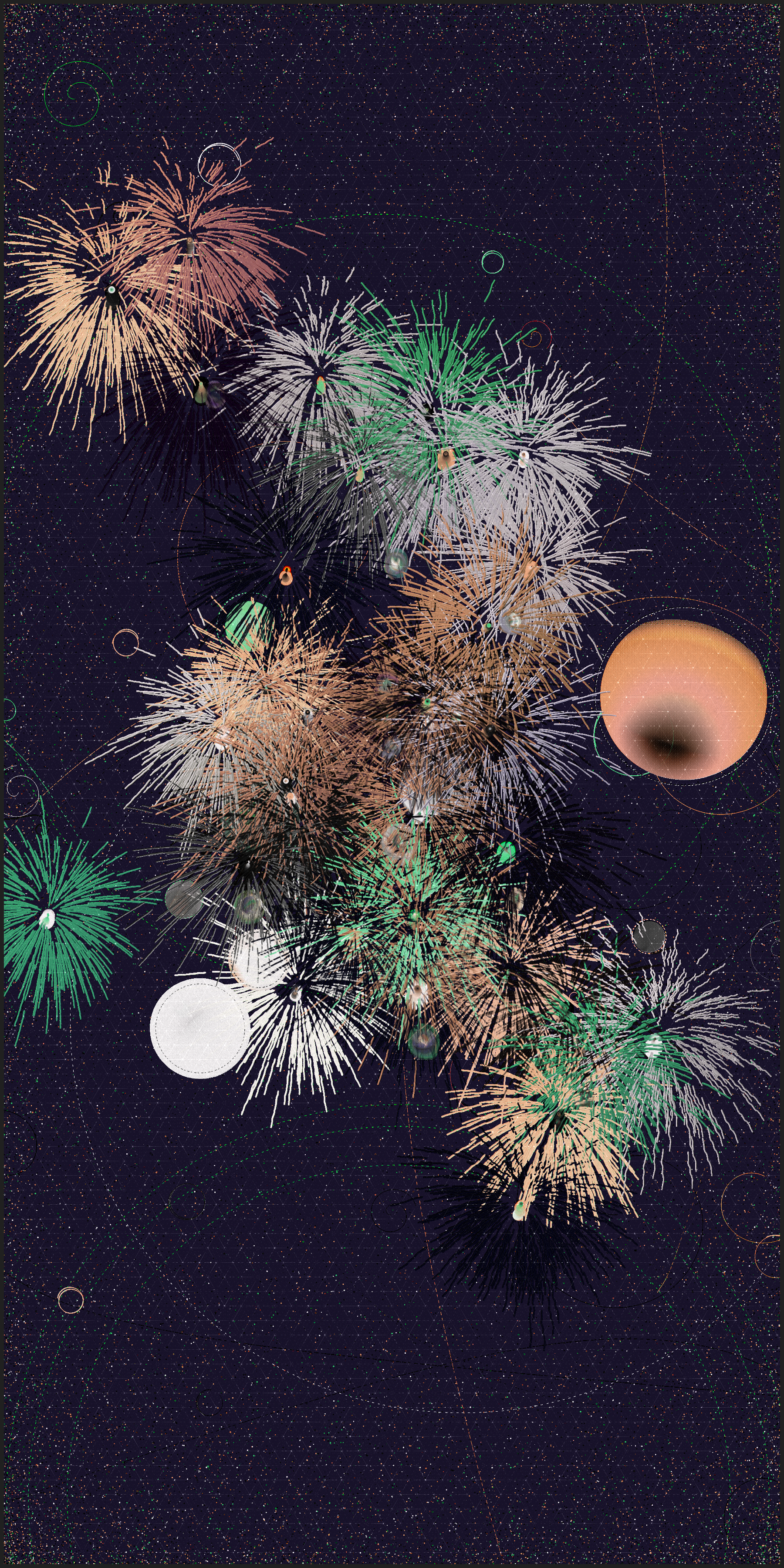 真夏の花火　Fireworks in Midsummer #5 static token preview