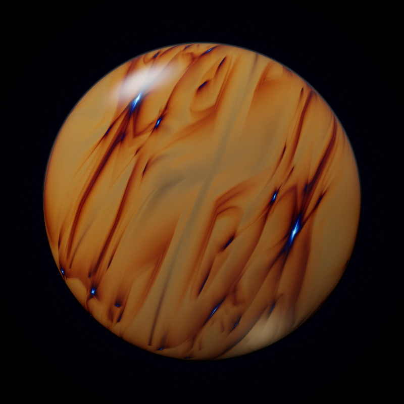 Fractal Marbles #6 static token preview