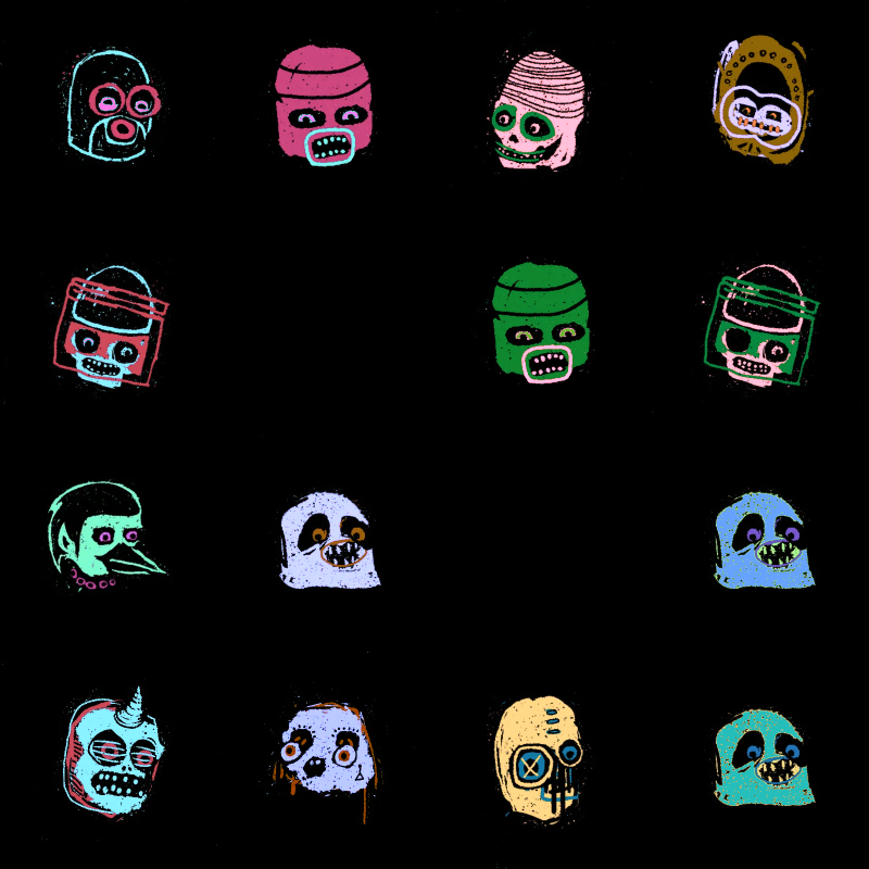 Warhol's Rabble #14 static token preview