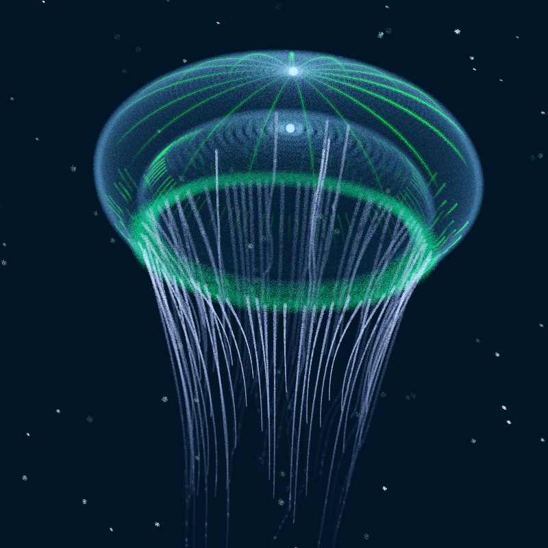 Creatures of the Deep #1 - The Jellyfish #21 static token preview