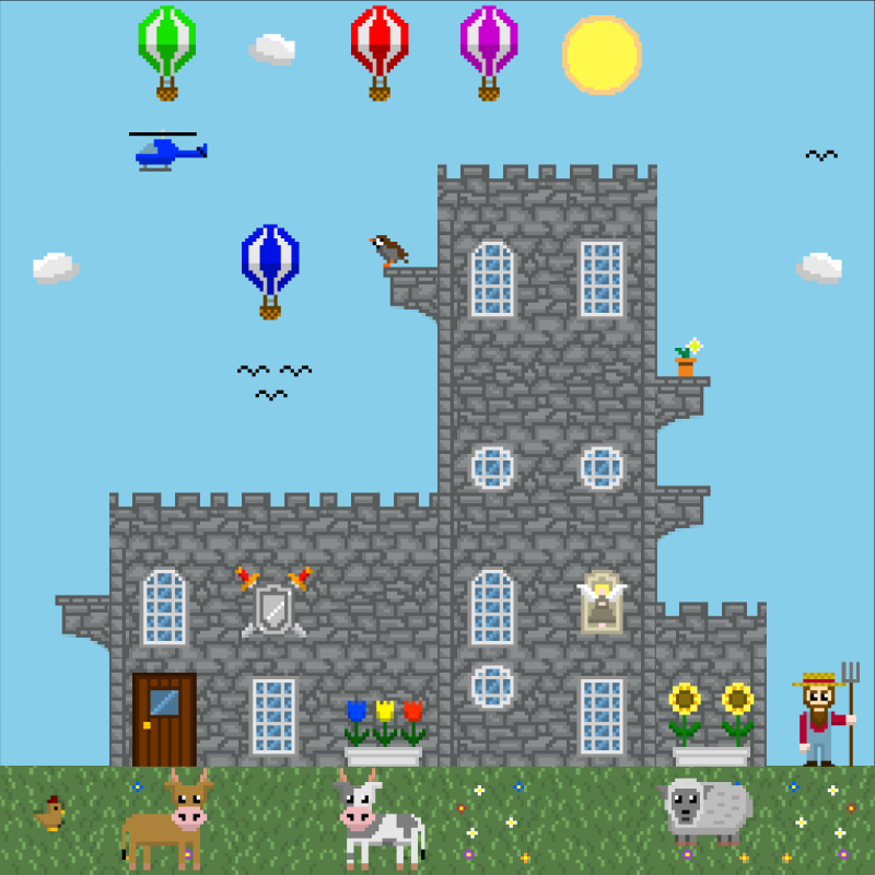 2D Mansion #1 static token preview