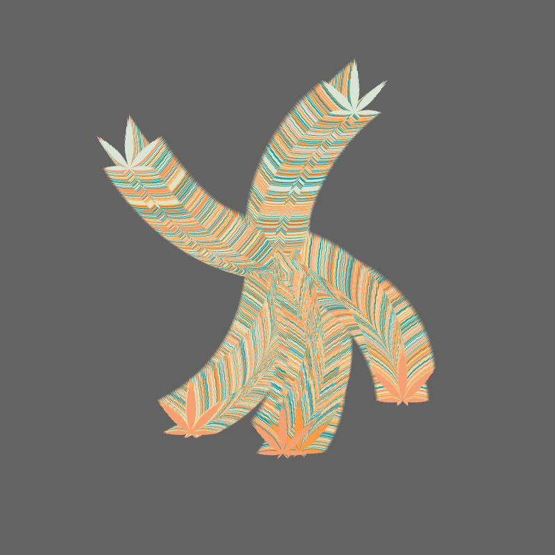 Flying Leaf #6 static token preview
