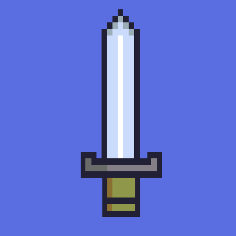 Generative Pixel Swords #6 static token preview