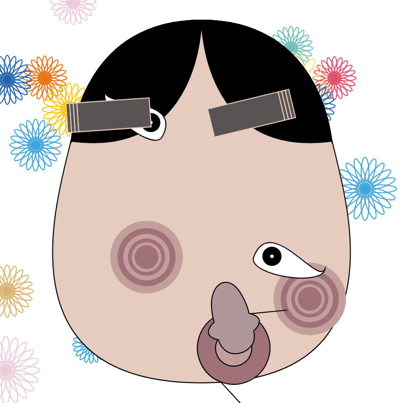 Fukuwarai (福笑い) #22 static token preview