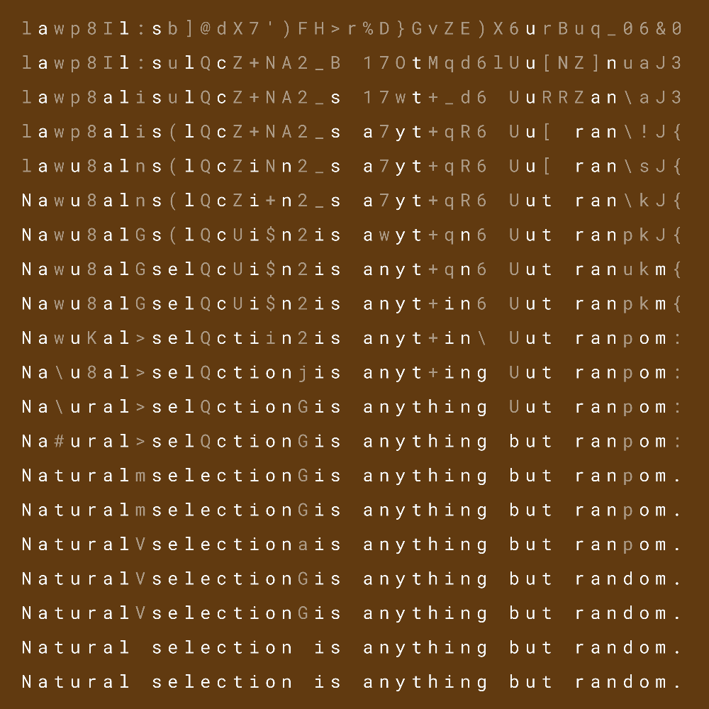 Natural selection #26 static token preview