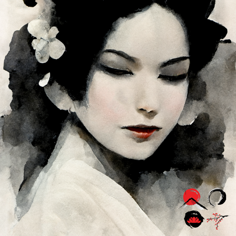 Winter Geisha #11 static token preview