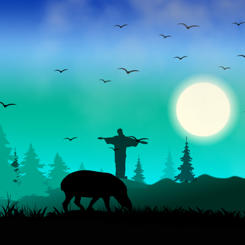 We Care...Brazilian tapir #2 static token preview