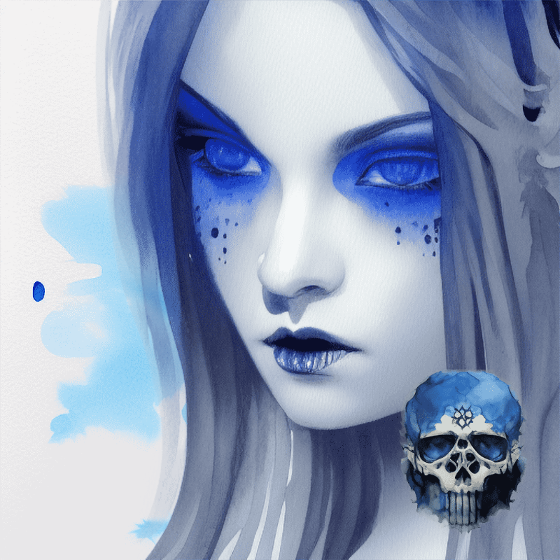 Blue Arce #7 static token preview