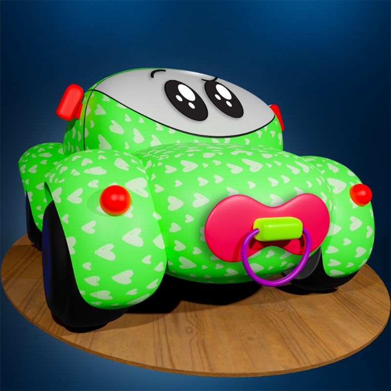 Morixels Colab #8 BabyCar #15 static token preview