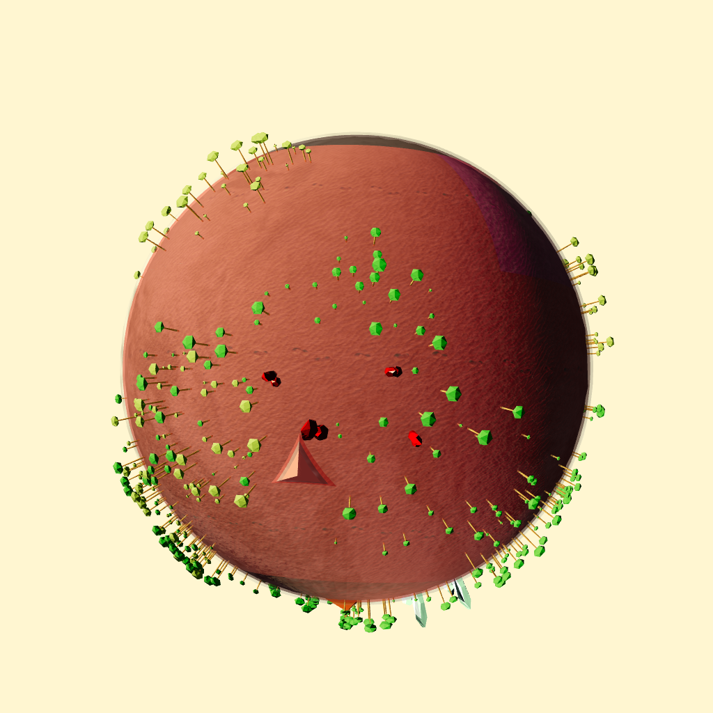 Exoplanets in texture #8 static token preview