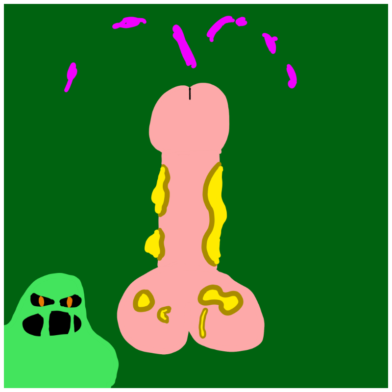 Decayed Dickgenerative Art #14 static token preview