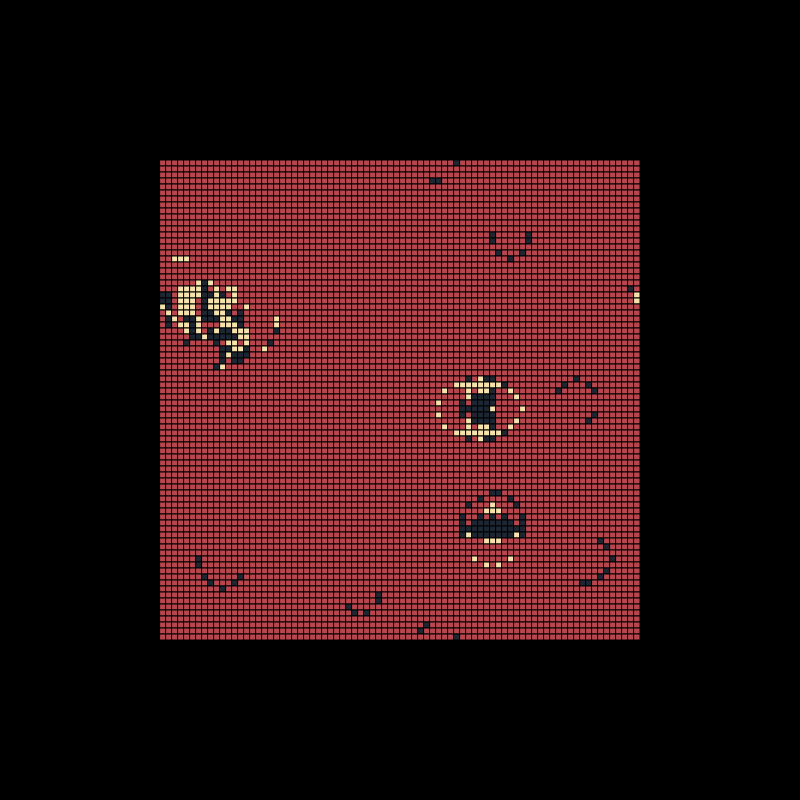 fractal memory cellular automata - FMCA #22 static token preview