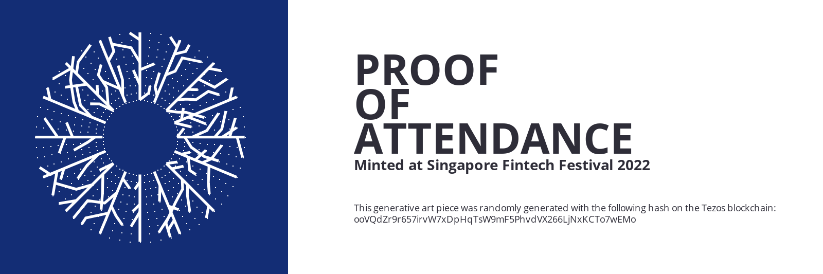 SFF2022 Proof of Attendance Token #2607 static token preview