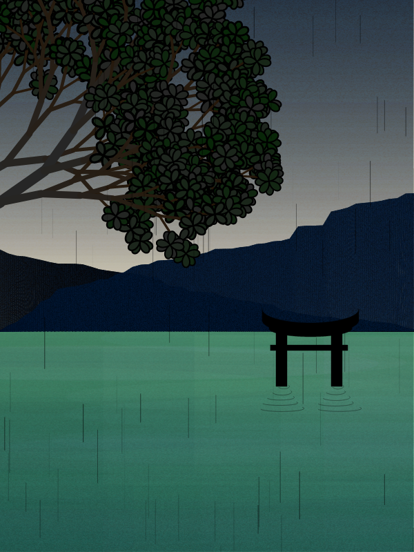 Foggy morning in a village near Tokyo #18 static token preview