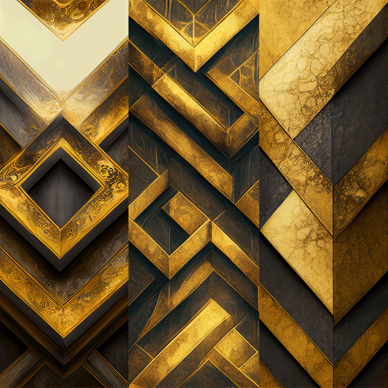 AI Gold #12 static token preview