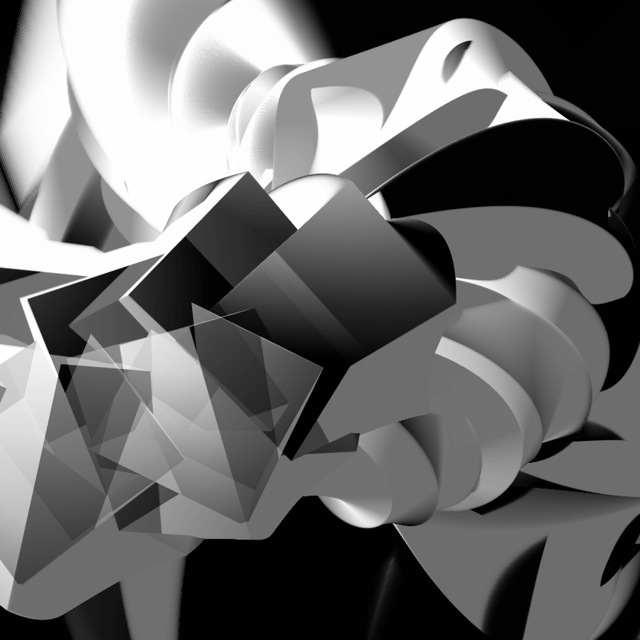 Transparent Evolving Sculpture #19 static token preview