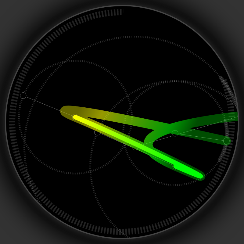 Neon Curves #11 static token preview