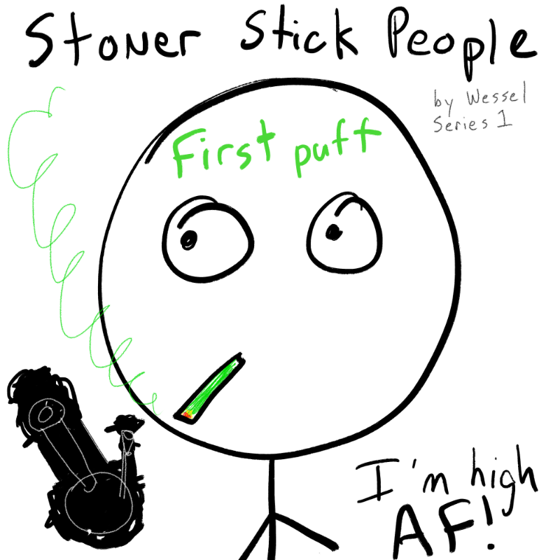 Stoner Stick People #52 static token preview