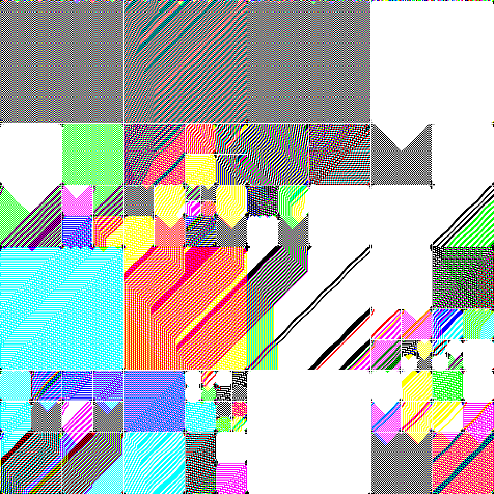 RULES (for Elementary Cellular Automata) #20 static token preview