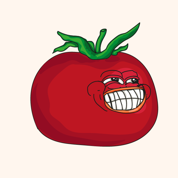 Pepe generative vegetables faces. #14 static token preview