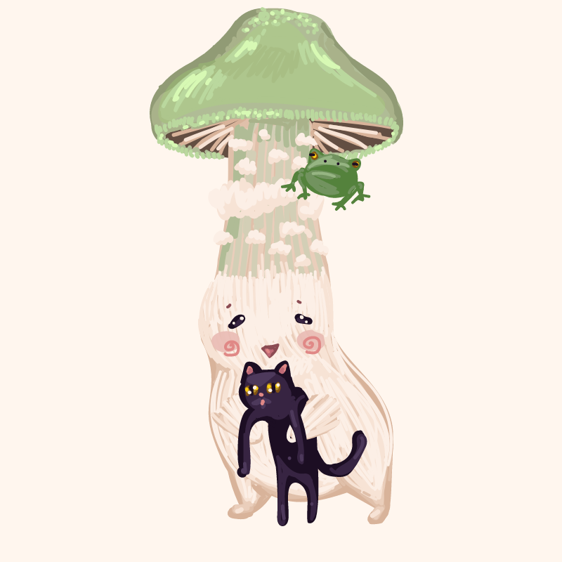 Cute Mushrooms Forest Guys #10 static token preview
