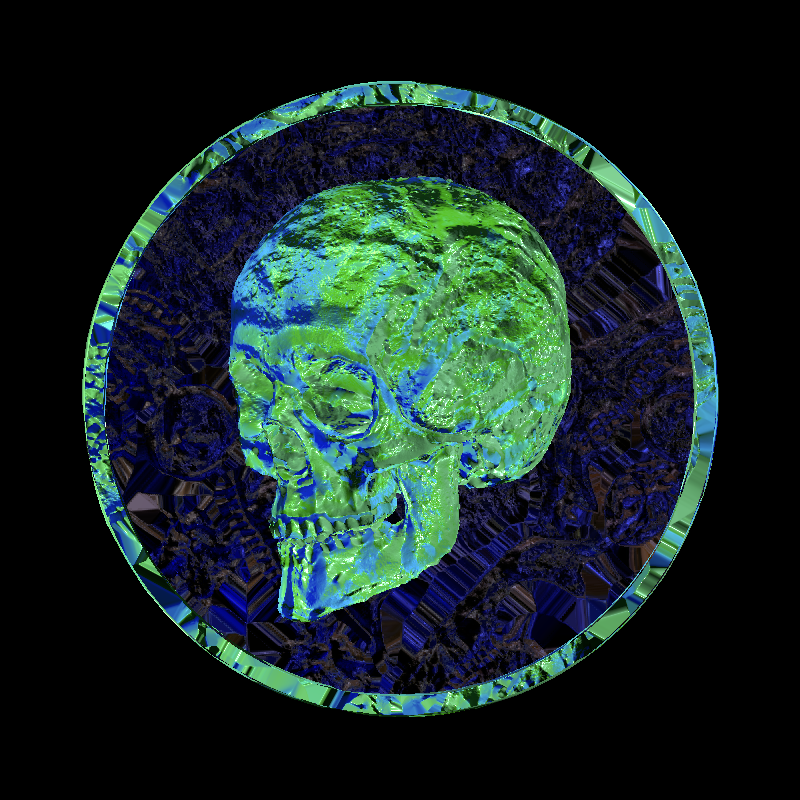 skull 💀 token #7 static token preview