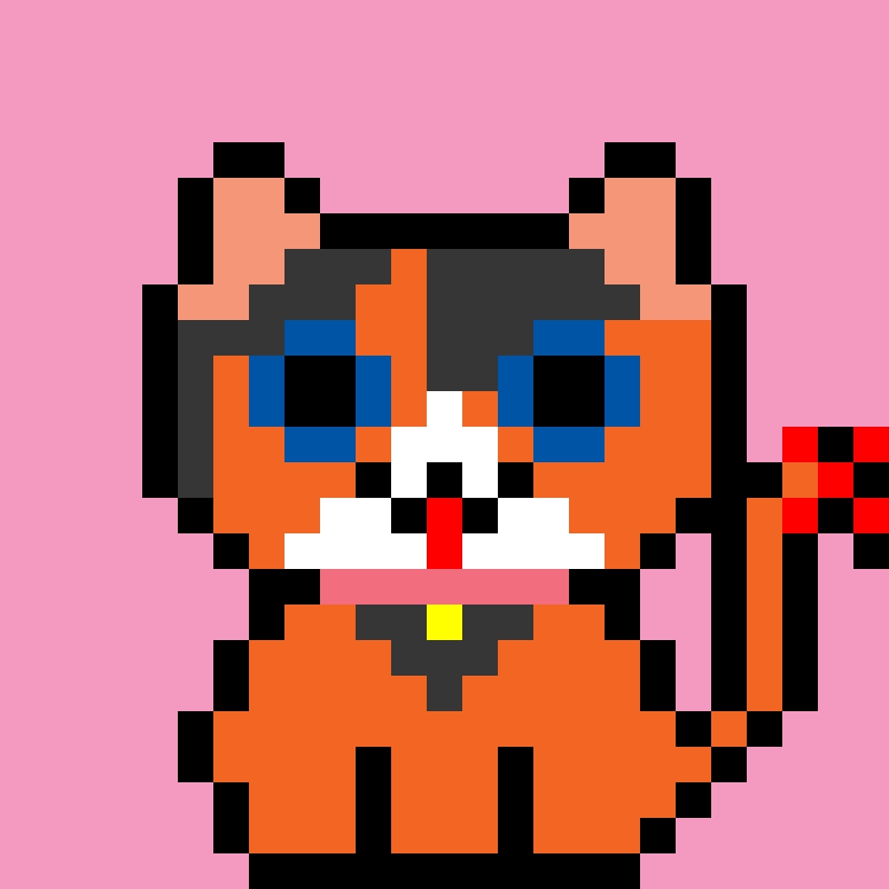pixel cat #3 static token preview