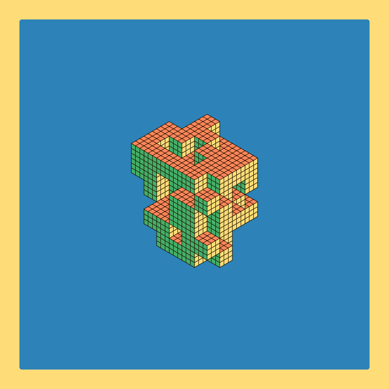 Rubik’s Fortress II #15 static token preview