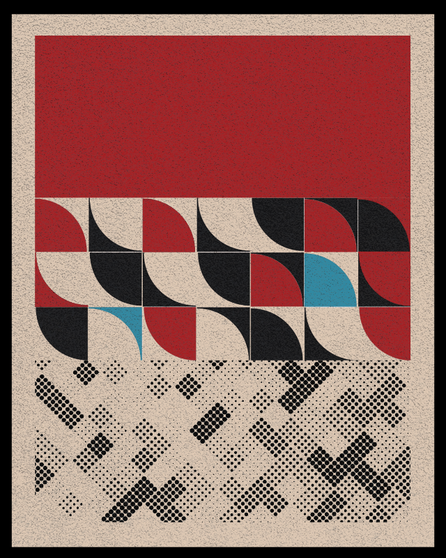 Bauhaus art #red #7 static token preview