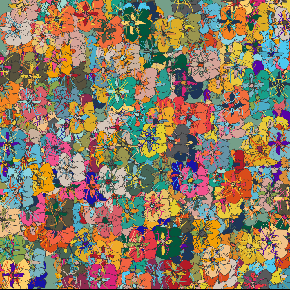 Floral Cacophony #19 static token preview