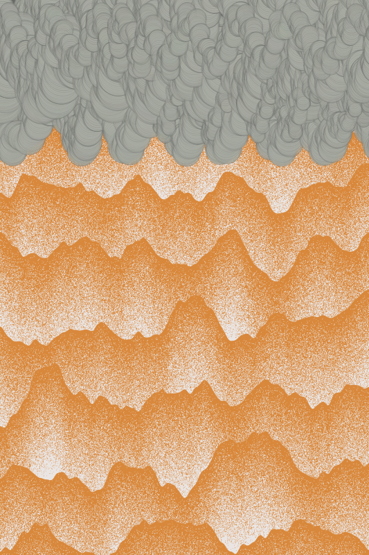 Clouds over the Mountains #3 static token preview