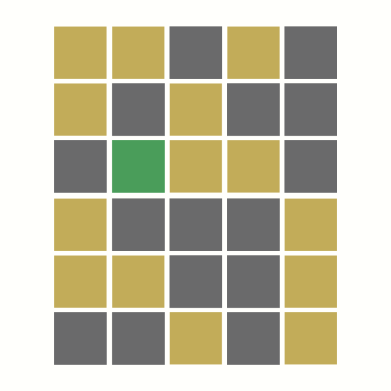 A very bad(or lucky) person playing Wordle #15 static token preview