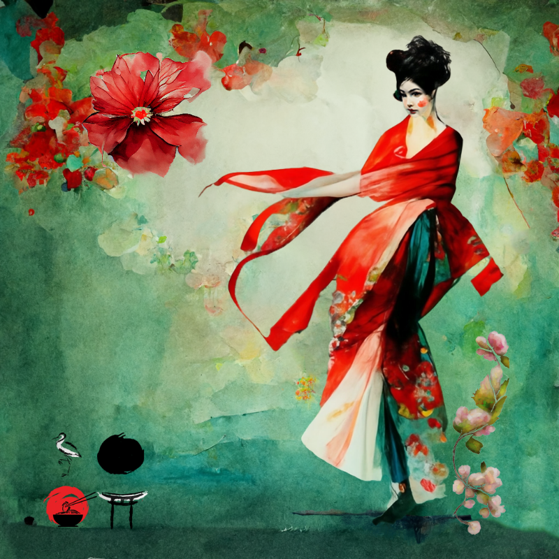 The dancing geisha #15 static token preview